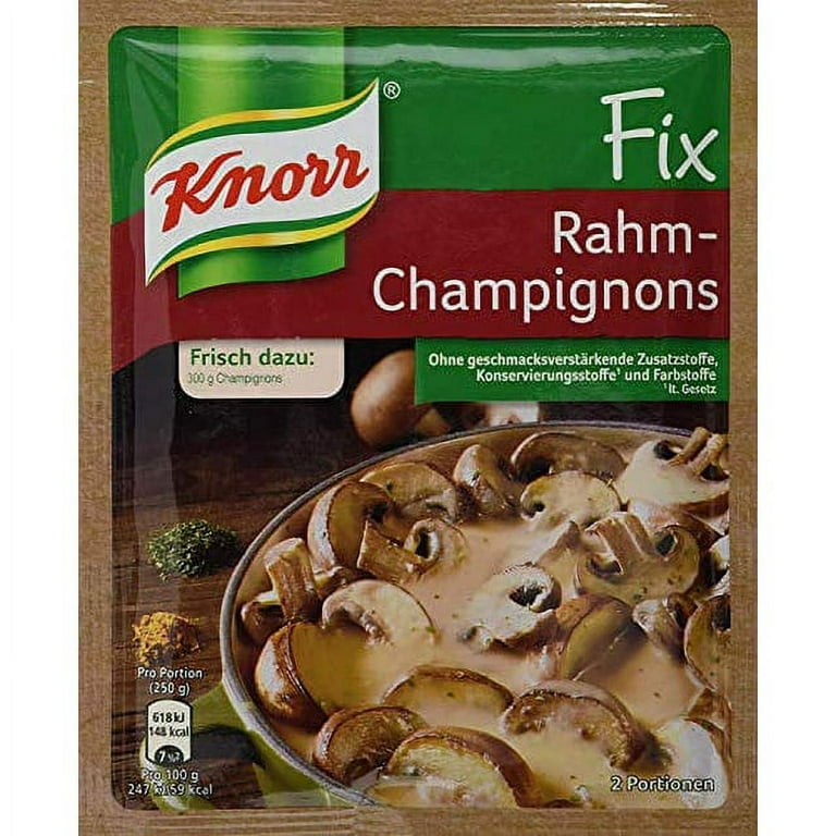 Knorr Mix Mushroom Fix 3-pack Cream Oz) Champignons and (3x2 Sour Sauce Rahm