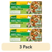 (3 pack) Knorr Shelf Stable Cubes Chicken Bouillon, 9.3 oz, 24 Pack Box