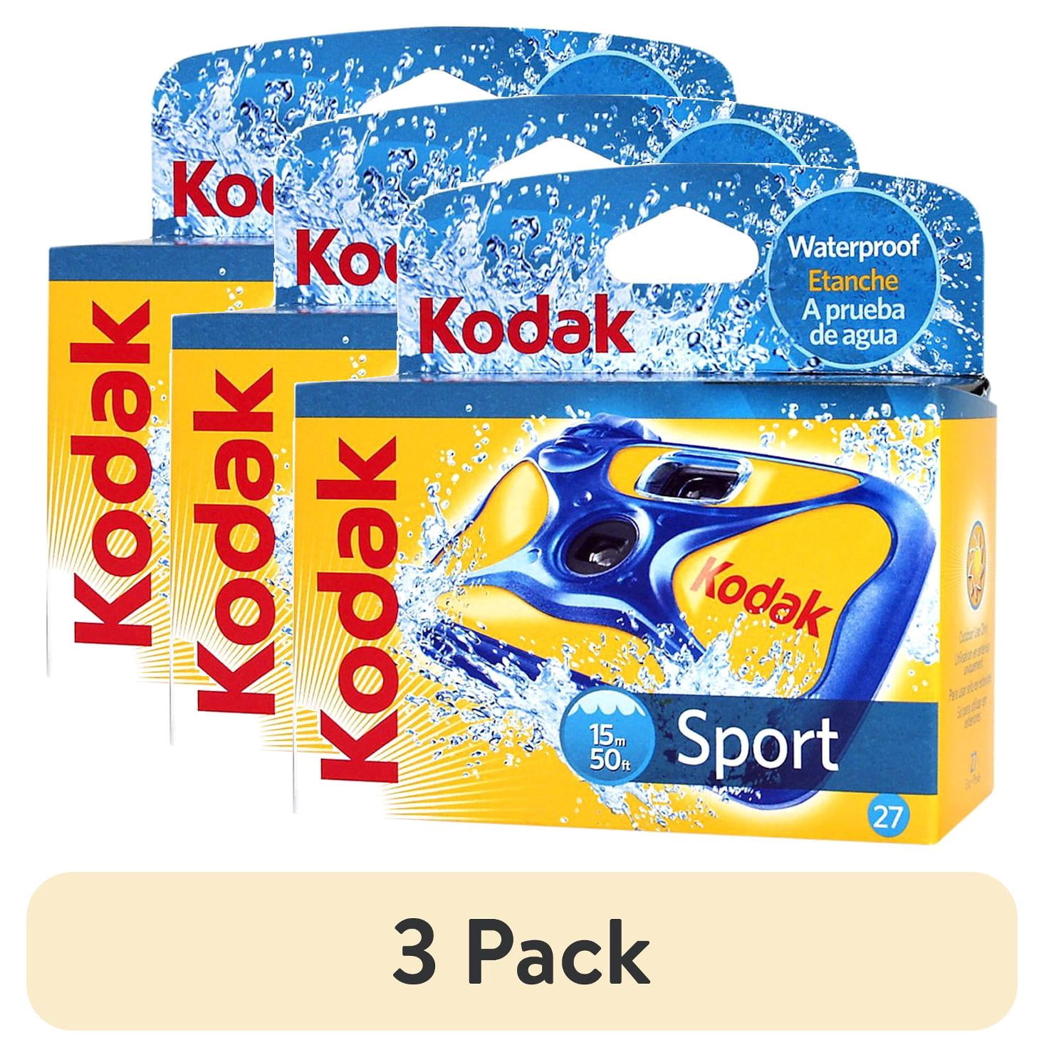(3 pack) Kodak 8004707-k Sport Waterproof [50/15 M] 35mm One-Time-Use ...