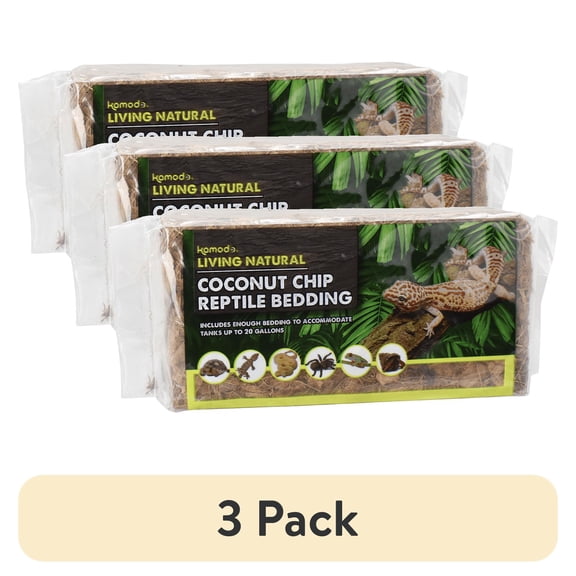 (3 pack) Komodo Coco Brick Reptile Bedding