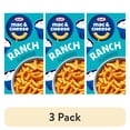 thumbnail image 1 of (3 pack) Kraft Mac and Cheese, 1 Box, for Easy Dinner or Dinner Sides, Ranch Flavored, No Artificial Flavors, Preservatives or Dyes, 7.25 oz, 1 of 19