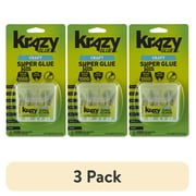 (3 pack) Krazy Glue Craft Mini Singles, Fine Tip, 4 Count
