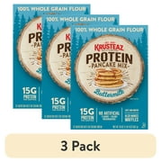 (3 pack) Krusteaz® Buttermilk Protein Pancake Mix 20 oz. Box