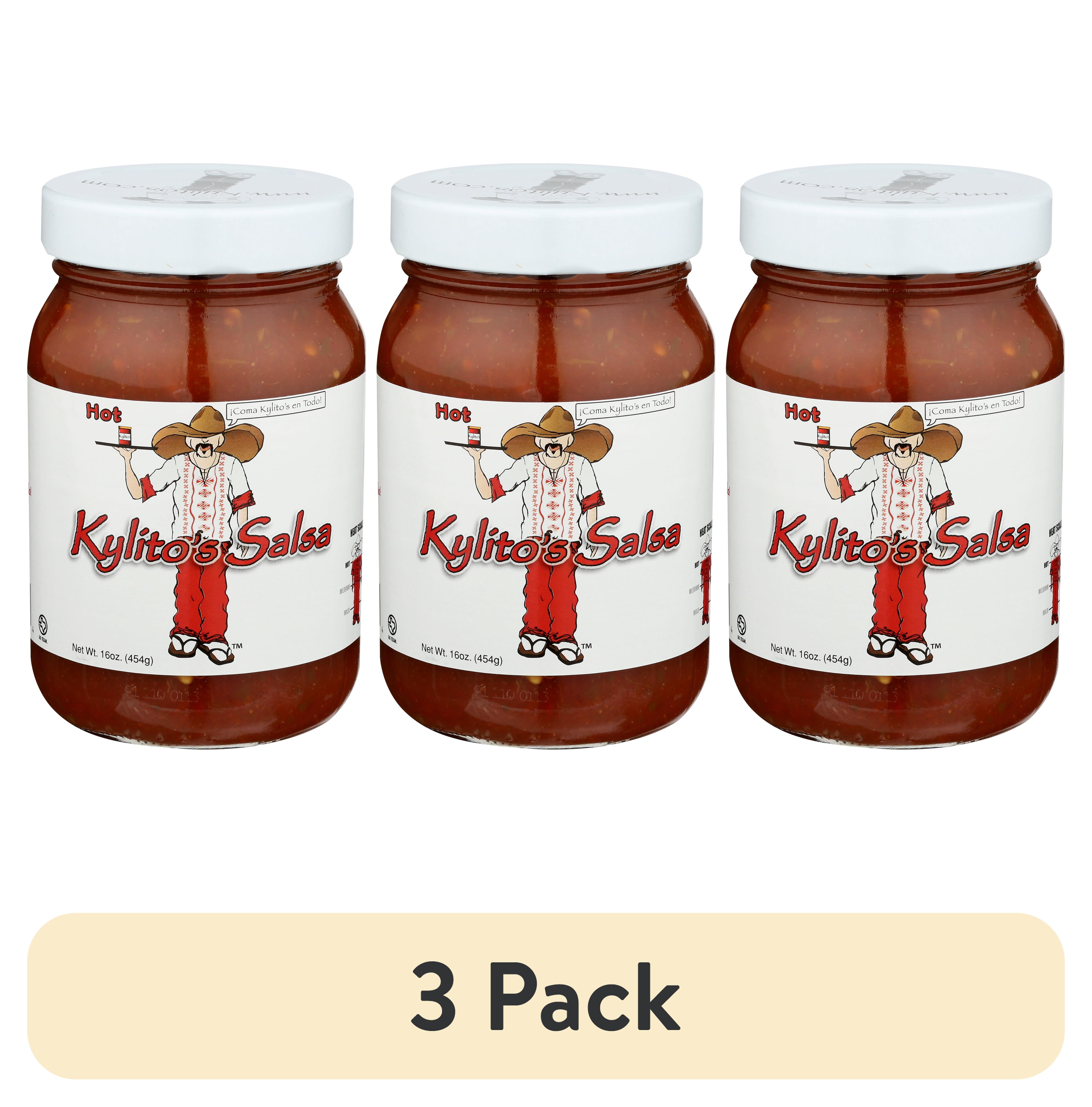 (3 pack) Kylito's Salsa Hot 16 oz