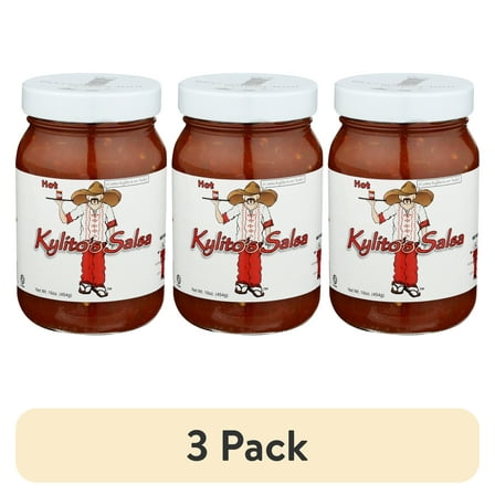 (3 pack) Kylito's Salsa Hot 16 oz