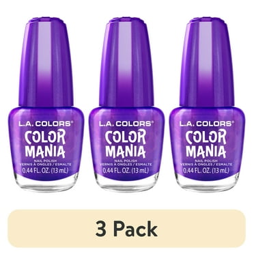 (3 pack) L.A. COLORS Color Mania Nail Polish, Culture, 0.44 fl oz