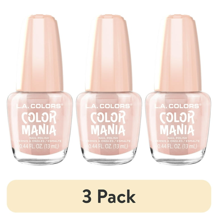 3 pack) L.A. COLORS Color Mania Nail Polish, Daze, 0.44 fl oz