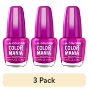 (3 pack) L.A. COLORS Color Mania Nail Polish, Fandom, 0.44 fl oz