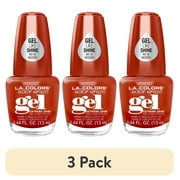 (3 pack) L.A. COLORS Gel-Like Nail Polish, Topless, 0.44 fl oz