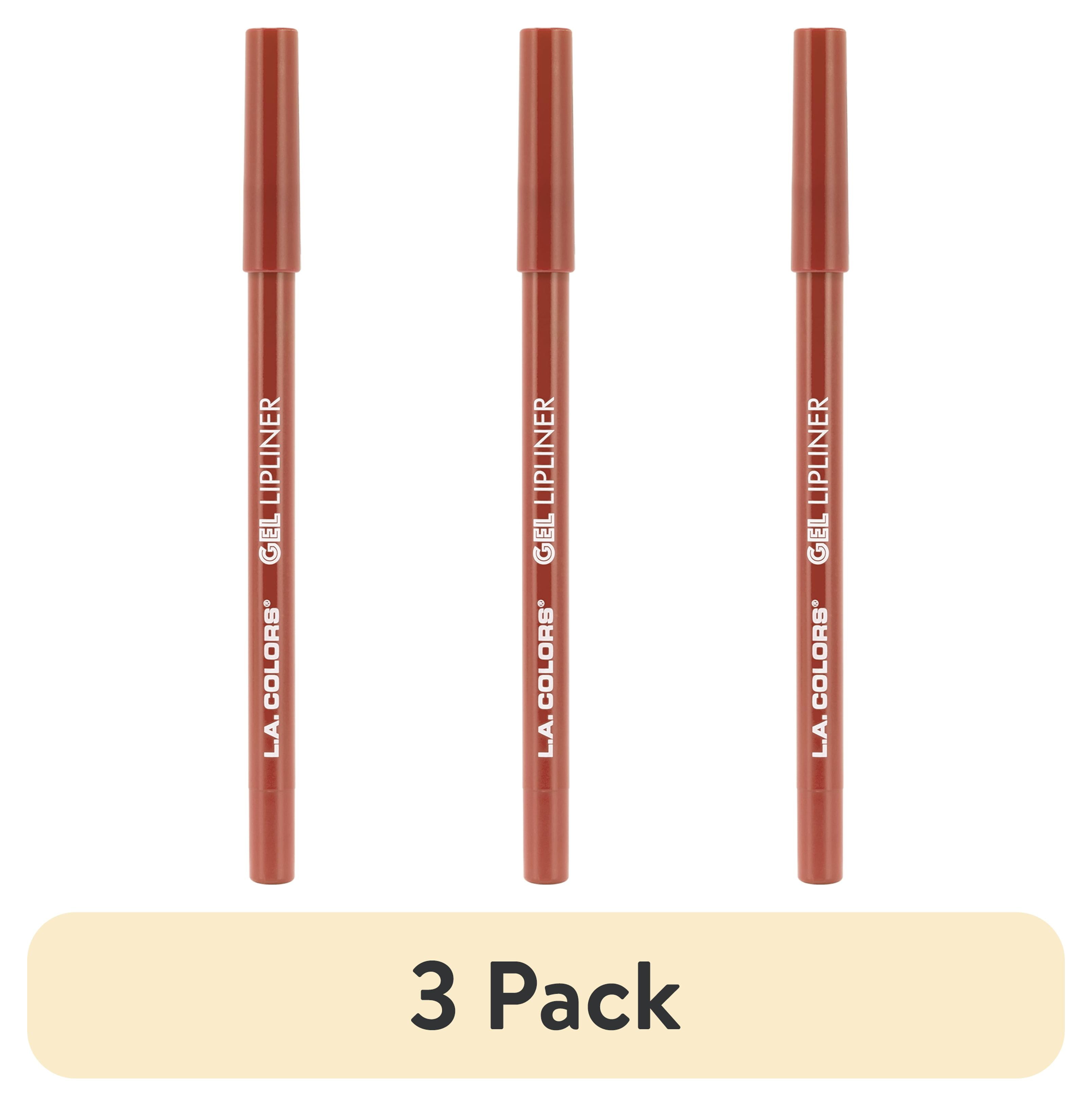 (3 pack) L.A. COLORS Smudge-proof & Long Wearing Gel Lip Liner ...