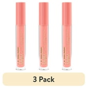 3 pack L.A. COLORS Moisturizing High Shine Shea Butter Non-Sticky Lipgloss, Baby Cakes, 0.14 fl oz