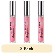 3 pack L.A. COLORS Moisturizing High Shine Holographic Shimmer Lip-gloss, Dream World, 0.14 fl oz