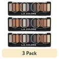 thumbnail image 1 of (3 pack) L.A. COLORS Color Vibe 12 Color Eyeshadow Palette, Ultra-Buttery & Vibrant, Cool, 0.30 oz, 1 of 8