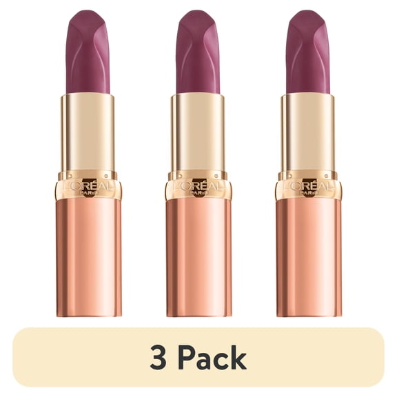 (3 pack) L'Oreal Paris Colour Riche Les Nus Intense Lipstick, 183 Nu Exuberant
