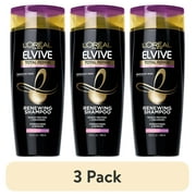 3 pack LOreal Paris Elvive Total Repair Extreme Repairing Squeeze Tube Shampoo, 13.5 fl oz
