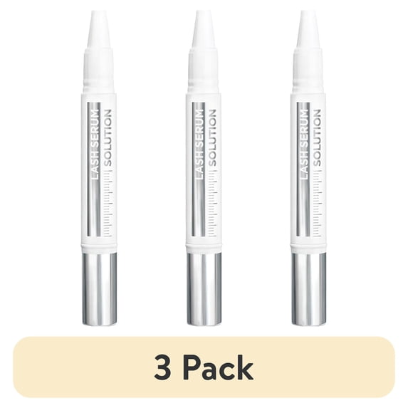 (3 pack) L'Oreal Paris Eyelash Serum Solution with Lash Caring Complex, 0.05 fl. oz.
