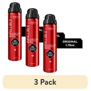 3 pack LOreal Paris Infallible 3-Second Setting Spray Mist 36H Wear Natural Finish 1.76 oz, Clear