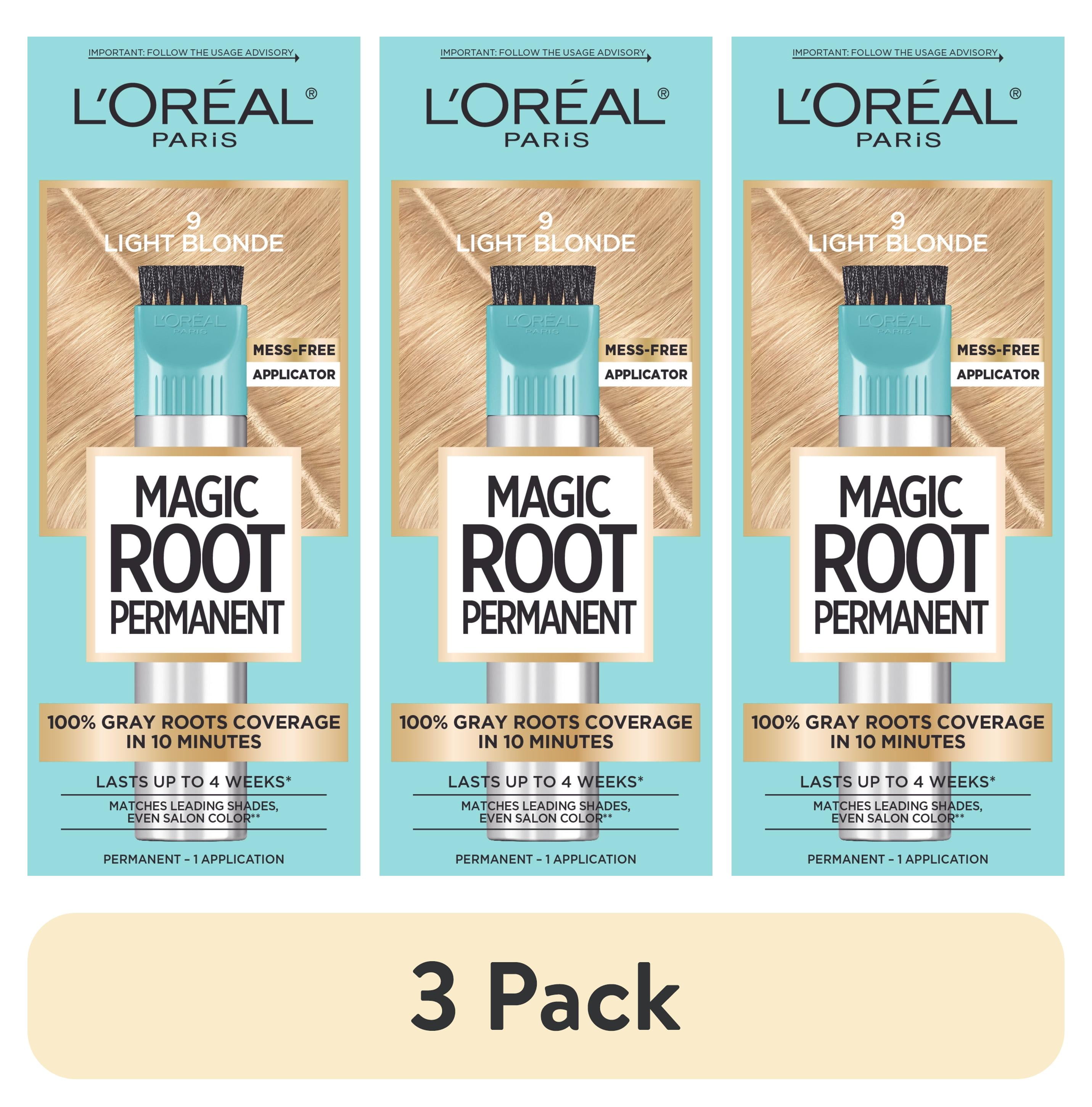(3 pack) L'Oreal Paris Magic Root Rescue 10 Minute Root Hair Color ...