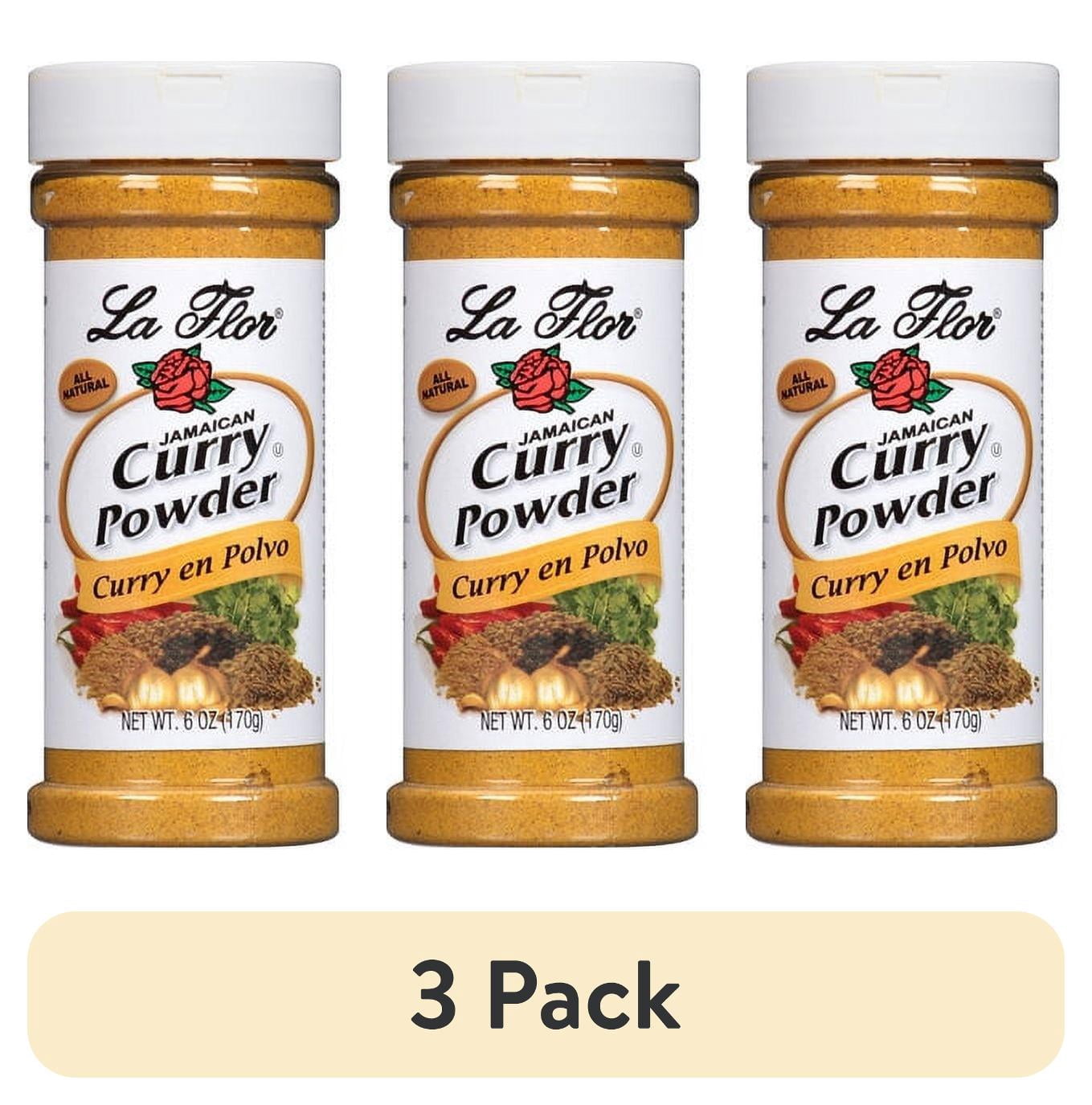 (3 pack) La Flor Jamaican Curry Powder, 6 oz