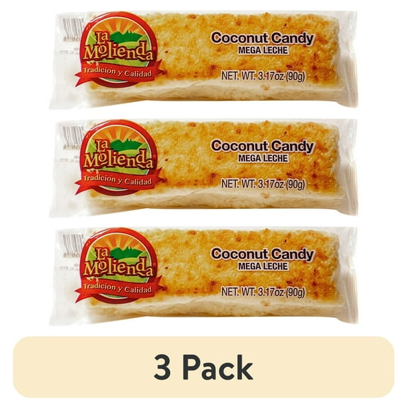 (3 pack) La Molienda Coconut Milk Candy, 3.1 Oz.