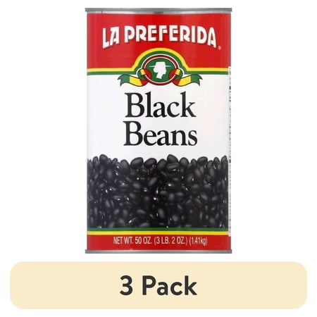 (3 pack) La Preferida Black Beans, 50 oz