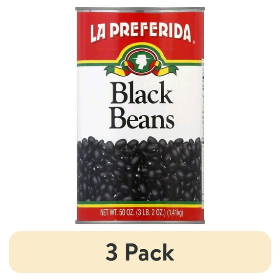 (3 pack) La Preferida Black Beans, 50 oz