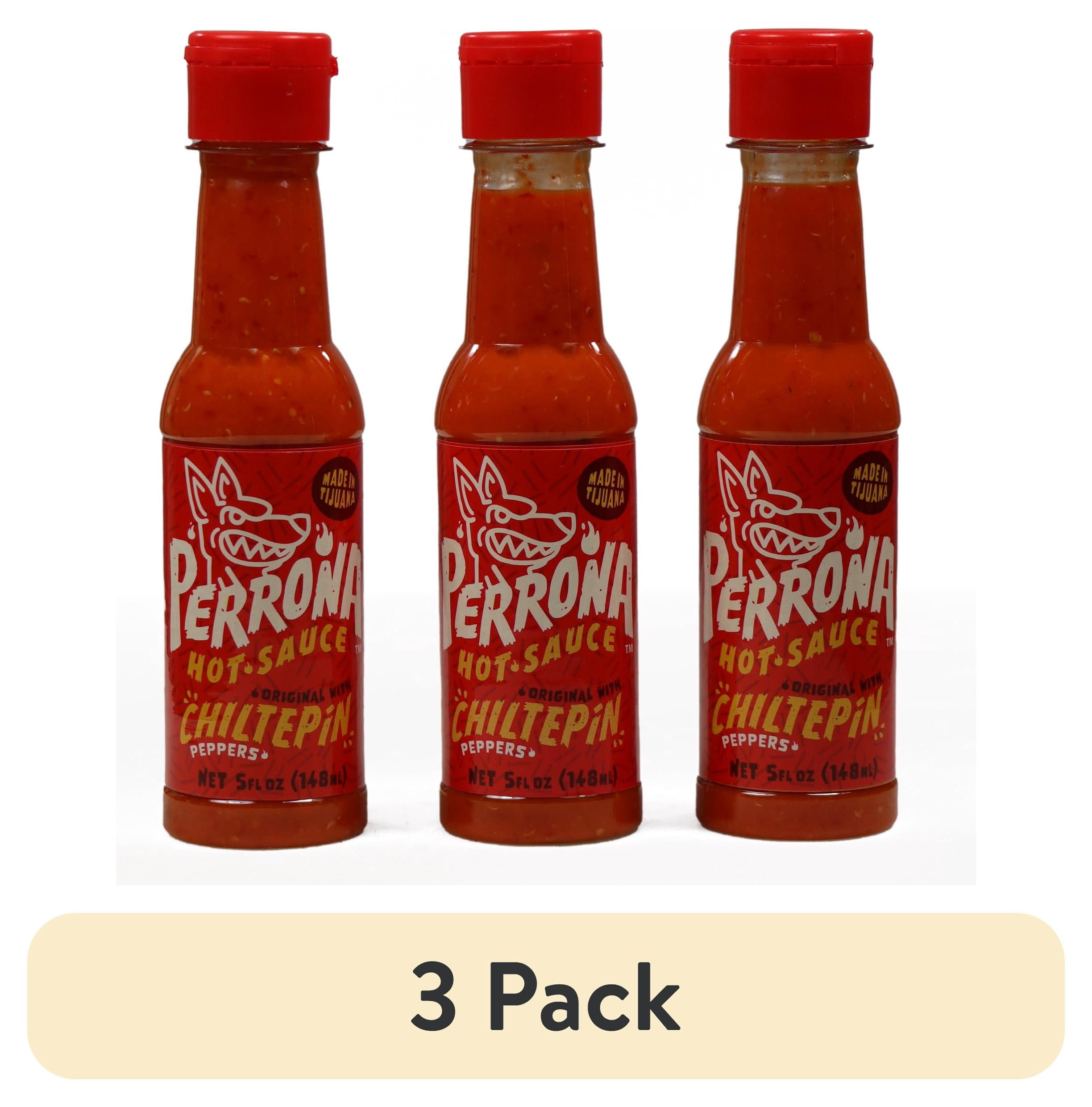 (3 pack) La Perrona Chiltepin Hot Sauce 5oz