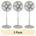 thumbnail image 1 of (3 pack) Lasko Cyclone 18" 3-Speed Adjustable Large Room Pedestal Fan, Gray, S18902, 1 of 10