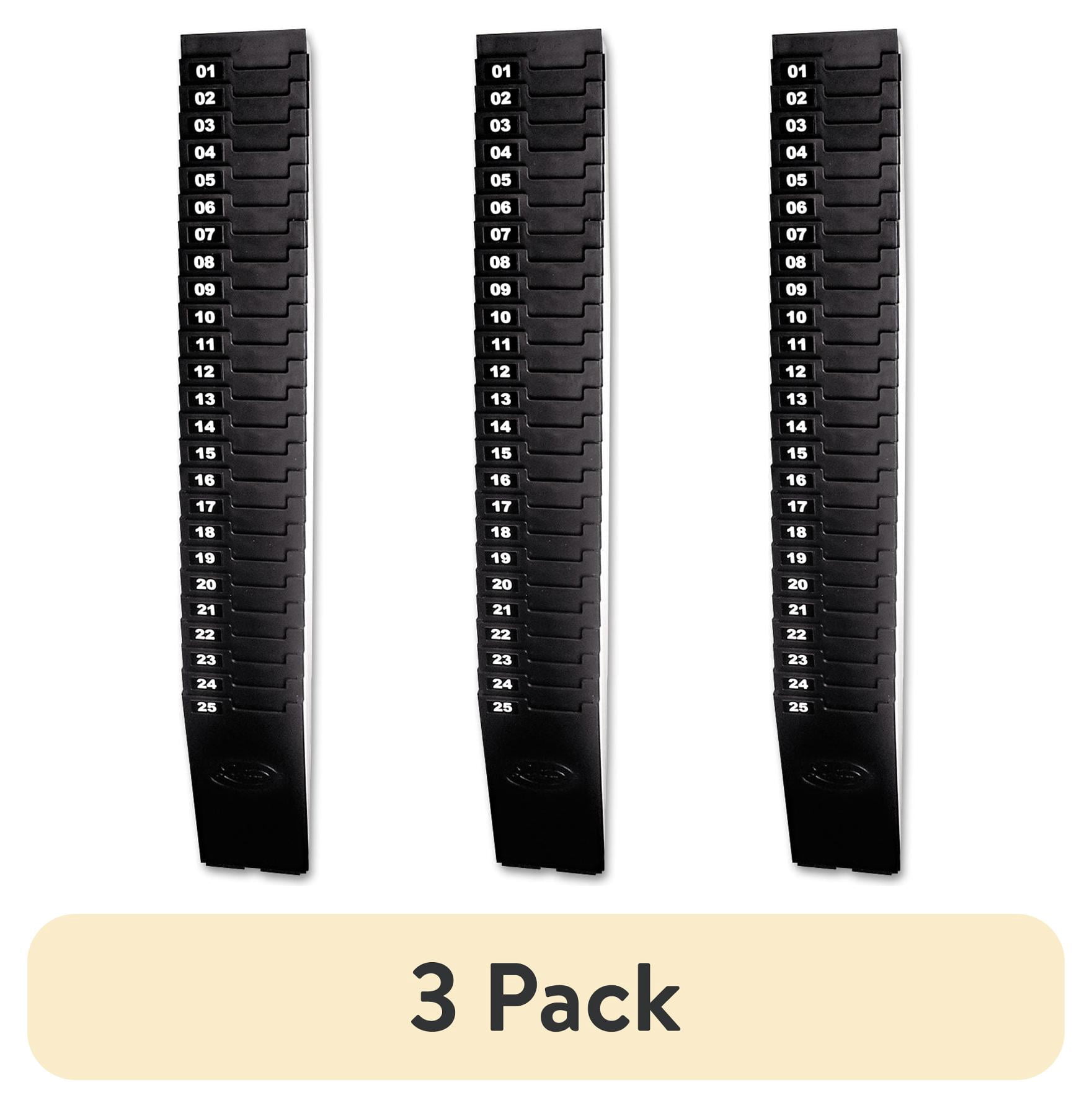 Ukg Time Card Rack (3 pack) Lathem Time Expandable Time Card Rack, 25-pocket, Holds 7 ...