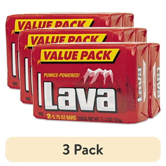 (3 pack) Lava Heavy-Duty Hand Cleaner Bar Soap, 5.75 oz (Twin Pack)