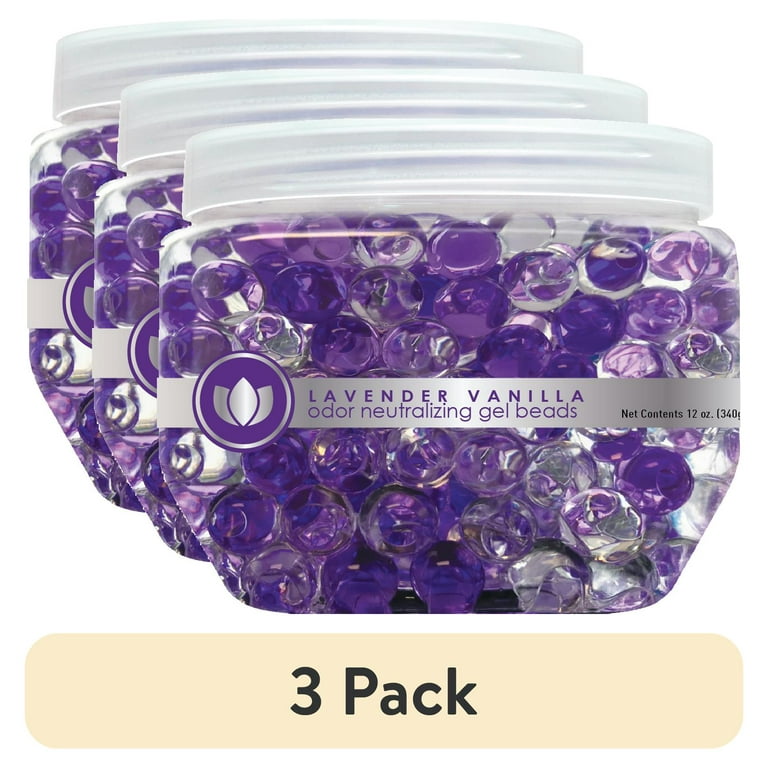 pack) Lavender Vanilla Odor Neutralizing Gel Beads, 12 oz