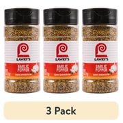 (3 pack) Lawry's Kosher Garlic Pepper, 2.6 oz Bottle