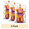 thumbnail image 1 of (3 pack) Lay’s Cajun Spice Kettle Cooked Potato Chips Bag, 8 oz, 1 of 7