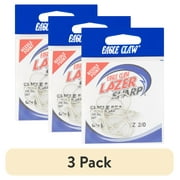 (3 pack) Lazer Sharp L197GH-2/0 Circle Offset Hook, Sea Guard, Size 2/0, 8 Pack