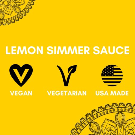 (3 pack) Lemon Simmer + Rice Cooking Sauce. Authentic Southern Indian Simmer Sauces. Ready to eat