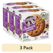 (3 pack) Lenny and Larry's The Complete Cookie, Oatmeal Raisin, 4 oz, 4 Ct