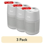 (3 pack) Levoit Core Mini-P 255 Sq Ft 3-Stage Filtration Desktop Air Purifier with Aromatherapy for Small Bedrooms and Nurseries, Gray
