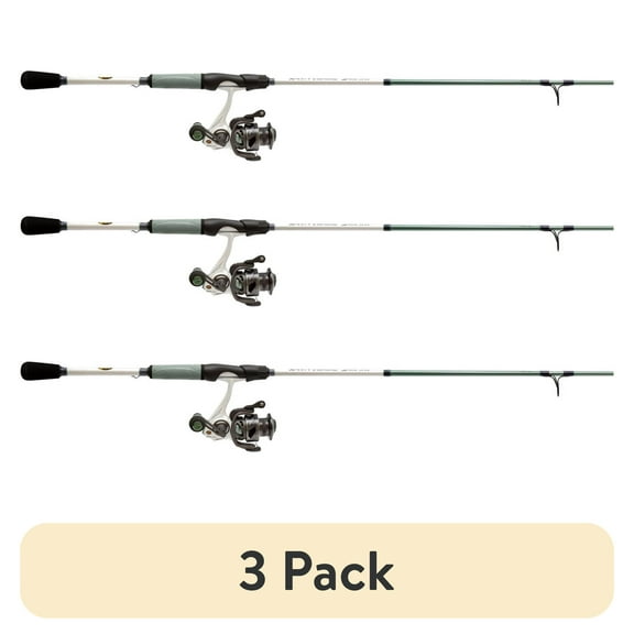 (3 pack) Lew's Xfinity Inshore Speed Spinning Rod & Reel Fishing Combo