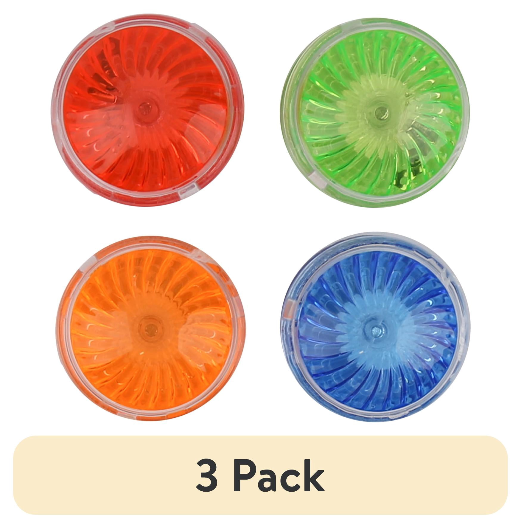 (3 pack) 4 Count, Assorted Colors, Light-Up Yo-Yo, Party Favors, by Way To Celebrate