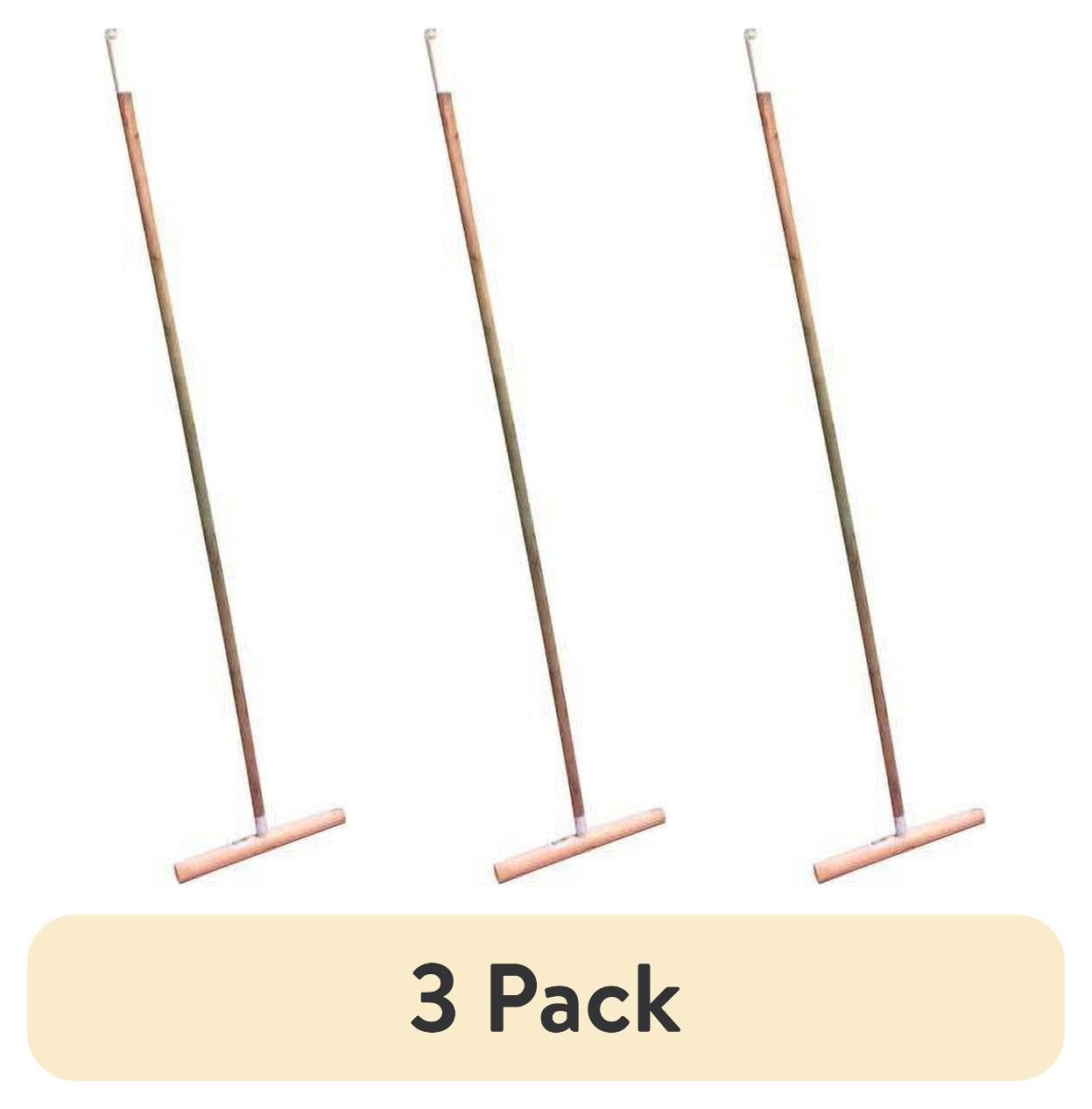 (3 pack) Limpiamax Wood "T" Mop Stick, 54"/Trapeador - Use on Floors of: Wood, Tile, Mosaics, Terrazzo, Ceramics and Marble.