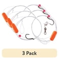 thumbnail image 1 of (1 pack) Lindy Floating Crawler Leech Snell Fluorescent Orange 2 Sinkers 1/4 oz. 1/2 oz., 1 of 6