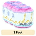 thumbnail image 1 of (3 pack) Lion Brand Yarn Mandala Sparkle Draco Light Acrylic Self-Striping Multi-color Yarn, 1 of 10