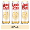 thumbnail image 1 of (3 pack) Liquid Death, Cherry Obituary, Cherry-Flavored Sparkling Water, 19.2 oz King Sized Can, Low Calorie & No Artificial Sweeteners, 1 of 8