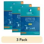 (3 pack) Liquid I.V.® Tropical Punch Hydration Multiplier® Powdered Electrolyte Drink Mix, 15 Count Packets