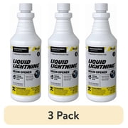 3 pack Liquid Lightning Drain Cleaner, 32 Fluid Ounce