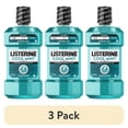 thumbnail image 1 of (3 pack) Listerine Cool Mint Intense Antiseptic Mouthwash, For Bad Breath & Plaque Oral Care, 1 L, 1 of 14