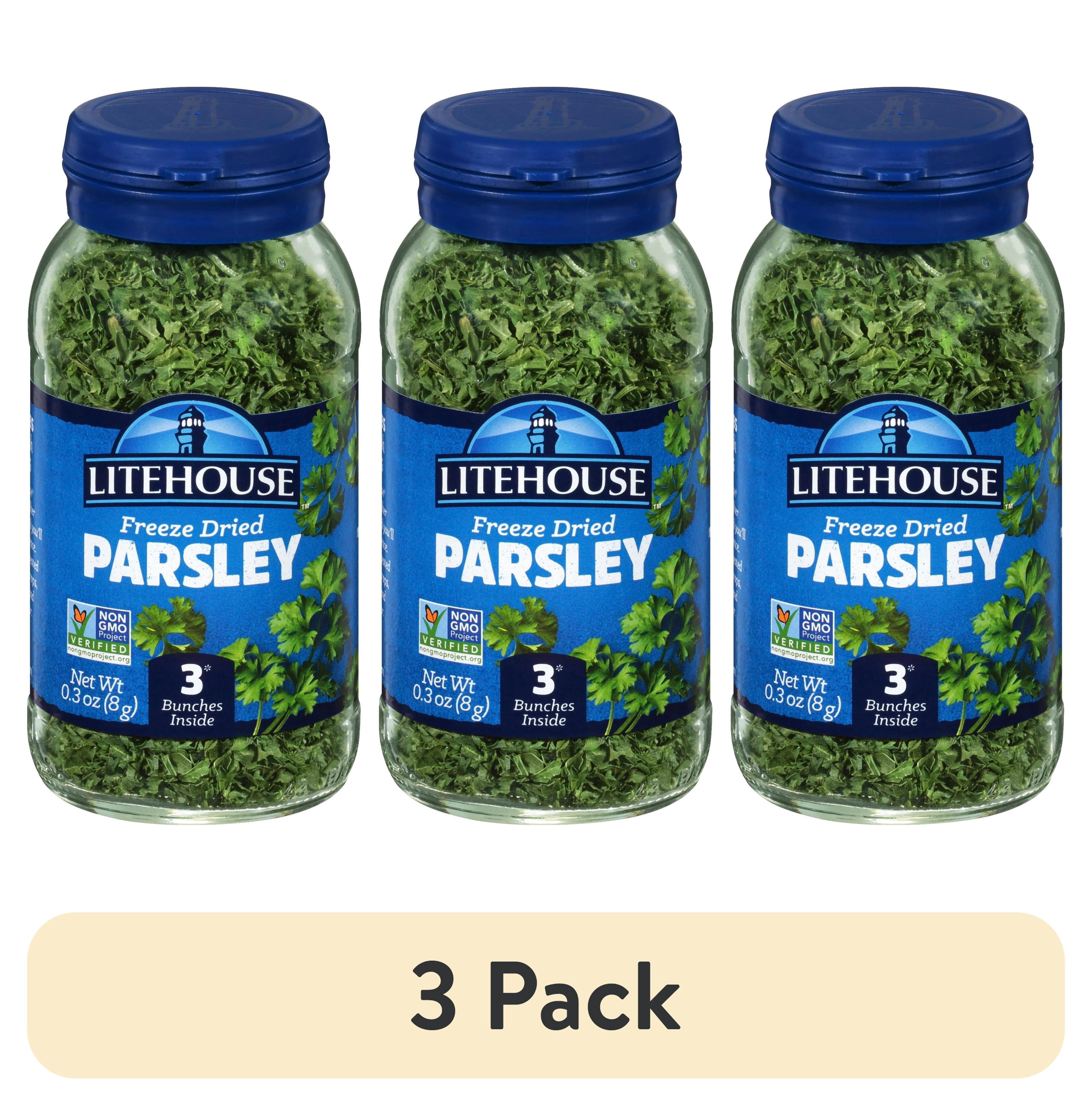 (3 pack) Litehouse® Parsley Freeze Dried Herbs 0.3 oz. Jar