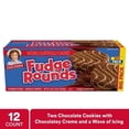 thumbnail image 1 of 3 pack Little Debbie Big Pack Fudge Rounds, 24.1 oz ( 12 count), 1 of 5