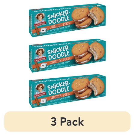 (3 pack) Little Debbie Snickerdoodle Creme Pie
