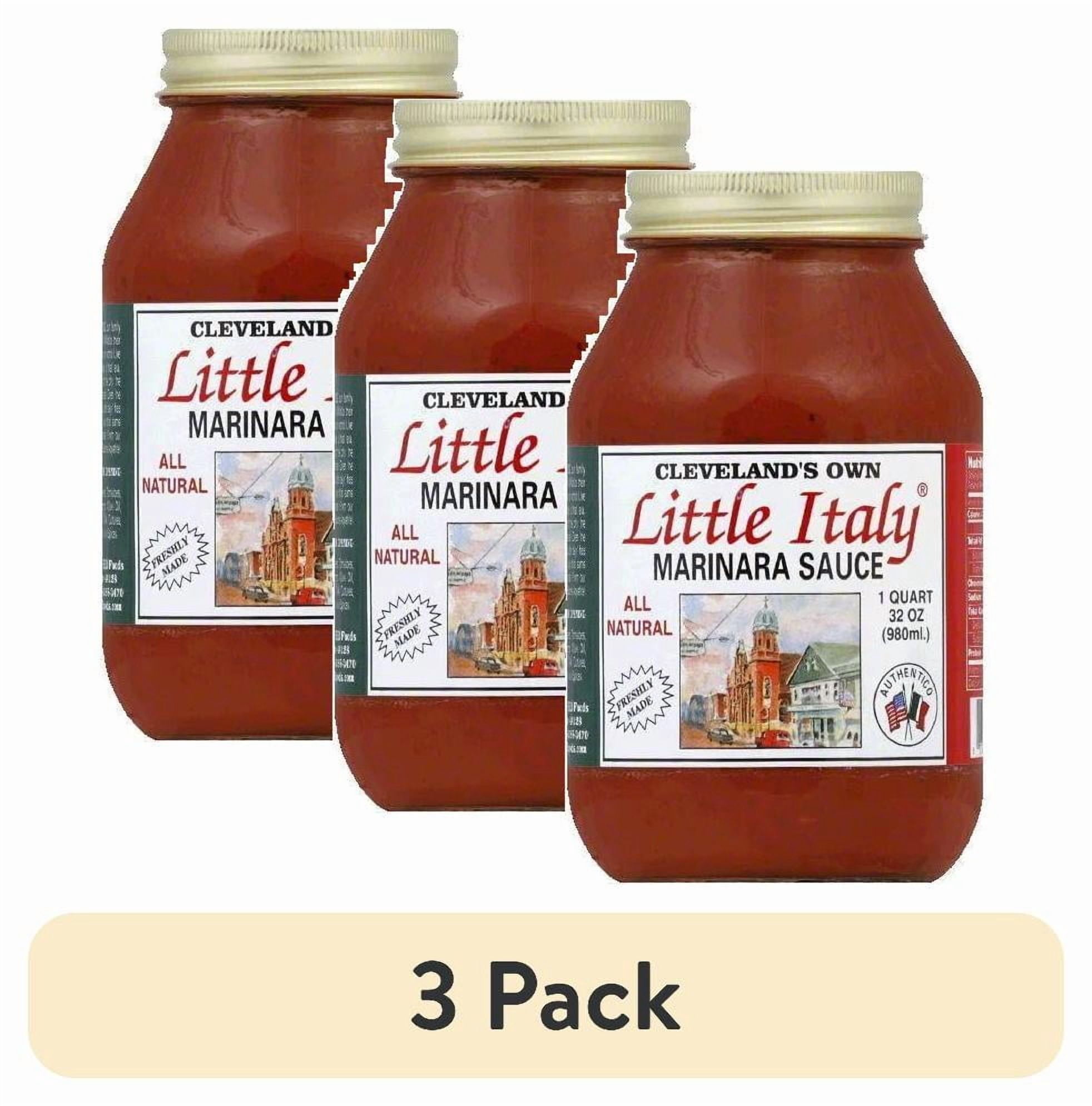 (3 pack) Little Italy Marinara Sauce, 32 OZ